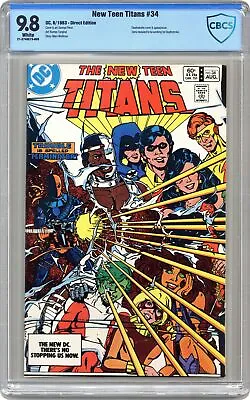Buy New Teen Titans #34 CBCS 9.8 1983 21-2740C73-009 • 134.29£