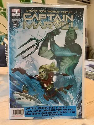 Buy Captain Marvel #25 - Brave New World Comic Book/Marvel - 1st Print NEW 🔥 • 4£
