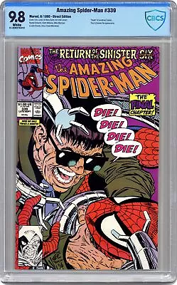 Buy Amazing Spider-Man #339 CBCS 9.8 1990 21-2EDC278-012 • 79.06£