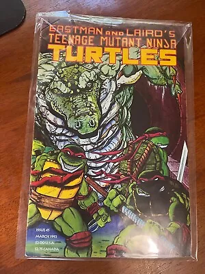 Buy Teenage Mutant Ninja Turtles #45 Mirage, 1992 1st Print Leatherhead Comic • 35.39£