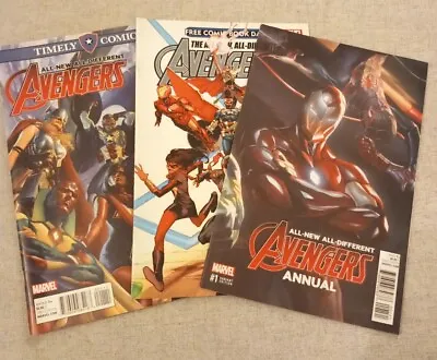 Buy Avengers All New All Different Annual #1 Variant 2016 + Marvel Comics Bundle  • 5£
