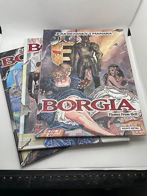 Buy Milo Manara Borgia Heavy Metal Collection, Books 1-3 Hardcover Jodorowsky • 59.30£