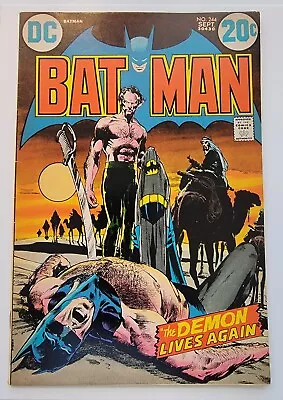 Buy Batman #244 VF-VF Classic Neal Adams Cover 1972 Ra's & Talia Al Ghul High Grade  • 278.02£