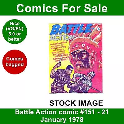 Buy Battle Action Comic #151 - 21 January 1978 - Nice VG/FN - Iwo Jima • 3.49£