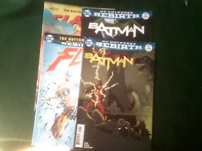 Buy Batman  Issues 21 To 22, Flash 21 +22 DC Rebirth Tom King The Button • 12.99£