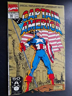 Buy Marvel Captain America # 383 Mar 1991 50th Anniversary Triple-size • 5.99£