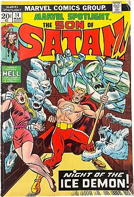 Buy Marvel Spotlight #14 Hellstrom Son Of Satan 1st Katherine Reynolds 1974 • 11.85£