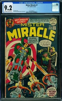 Buy MISTER MIRACLE  # 7   Awesome JACK KIRBY! NICE!   CGC  NM9.2     3857438023 • 49.05£