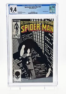 Buy Spectacular Spider-man #101 Cgc 9.4 🔥 Iconic Black Suit Spidey Cover • 110.35£