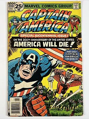 Buy Captain America #200 (1976) Kirby Art & Story ~ Marvel Comics • 5.05£