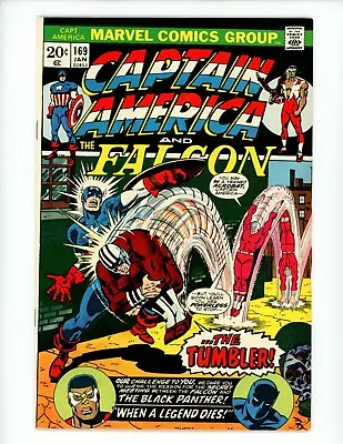 Buy Captain America #169 Comic Book 1974 VF 2nd App Tumbler Sal Buscema Marvel • 15.76£