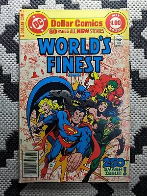 Buy Dc Comics Worlds Finest #250 (1978) 1st Print F • 9.99£