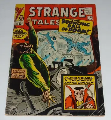 Buy Strange Tales 131 Doctor Strange Marvel 1965 Steve Ditko Lee Thing Human Torch • 23.98£