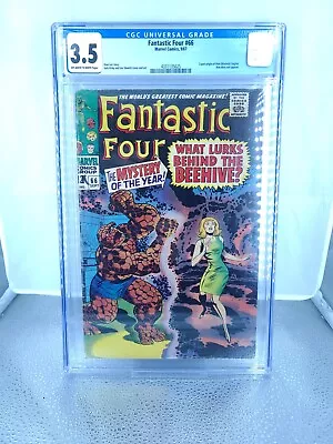 Buy Fantastic Four 66 CGC 3.5 (2 Part Origin Of Him -Warlock- Begins.) • 94.87£