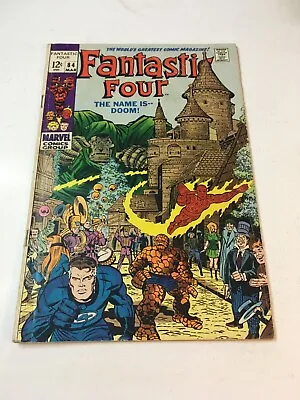 Buy Fantastic Four #84 1968 Marvel Centerfold Loose Gd/vg • 23.61£