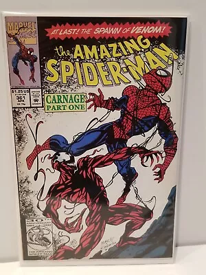 Buy The Amazing Spider-Man Issue Number 361 First Appearance Of Carnage • 177.48£