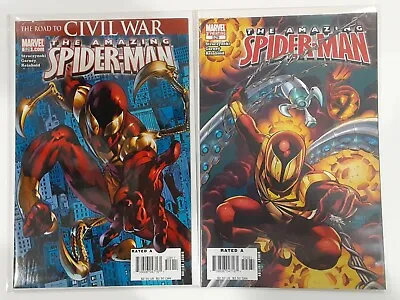 Buy AMAZING SPIDER-MAN #529 LOT Of (2) VAR HIGH GRADE  1ST APPEARANCE SPIDER COSTUME • 63.24£