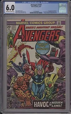 Buy Avengers #127 - CGC 6.0 - FIRST APPEARANCE OF ULTRON - FANTASTIC FOUR - INHUMANS • 54.01£