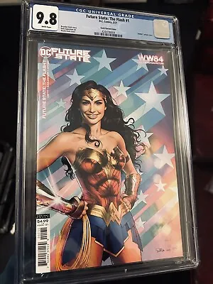 Buy Future State: The Flash #1 Nicola Scott Wonder Woman WW84 CGC 9.8 • 67.99£