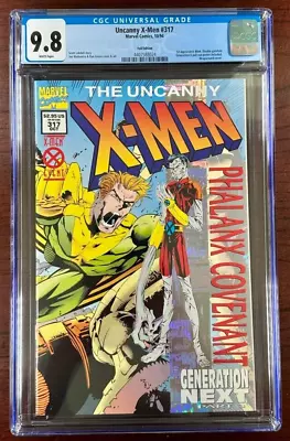 Buy Uncanny X-Men #317 CGC 9.8 WP NM/M 💋 Marvel 1994 Foil Ed 1st Appearance Blink • 75.95£