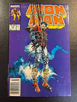 Buy IRON MAN 232 Newstand Variant Armor Wars Story Layton Guice 1989 Marvel Volume 1 • 5.52£