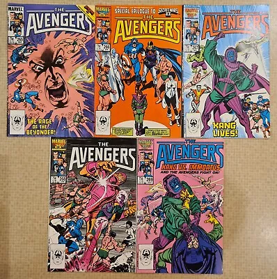 Buy Avengers #265 - 269 Key Kang Issues (1986) Marvel - 5 Comics • 49.99£
