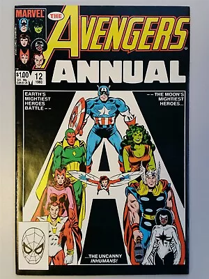 Buy Avengers Annual #12 Nm- (9.2) Captain America Vision 1983 Marvel Comics ** • 12.99£