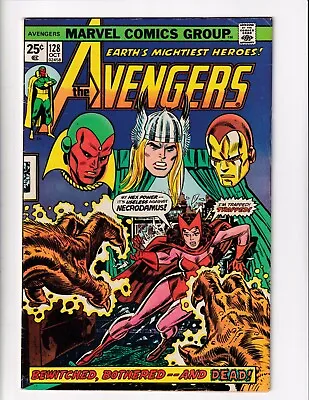 Buy Avengers 128 Vg Marvel Comics Book Iron Man Scarlet Witch Buscema/romita (1974) • 4.72£