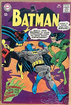 Buy Batman #197 Dec 1967 Fn 1st New Batgirl “catwoman Sets Her Claws For Batman!  🔑 • 69.99£