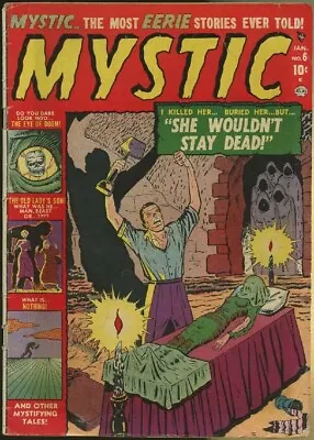 Buy Mystic #6 (1952) Vg+ 4.5   Pre-code Horror!  Basil Wolverton! • 180£