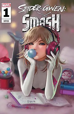 Buy SPIDER-GWEN SMASH #1 Leirix Variant Limited To ONLY 500 With COA • 24.95£