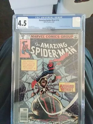 Buy  Amazing Spider-Man #210, 4.5 CGC, 1st Madame Web Newsstand, Dakota Johnson • 138.36£