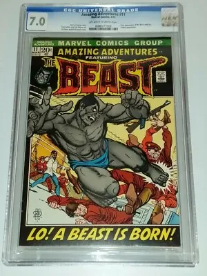 Buy Amazing Adventures #11 Cgc 7.0 Off White / White Pages Marvel March 1972 (sa) • 299.99£