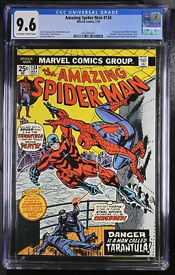 Buy Amazing Spider-Man #134 CGC 9.6 - 1st App Tarantula - Punisher Cameo - Free Ship • 359.78£