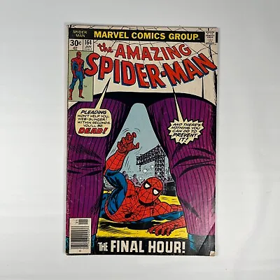 Buy Amazing Spider-Man 164 The Final Hour Comic Book Newsstand • 14.21£