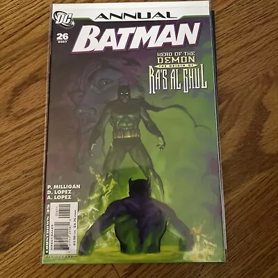 Buy Batman Annual #26 Origin Of Ras Al Ghul (2007 DC Comics) • 4.80£