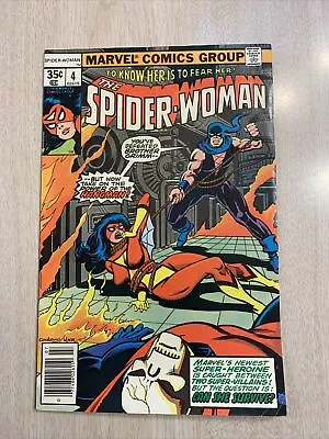 Buy Spider-woman 4 Vf- White Pages 1978 Infantino Art - Beautiful  Hangman • 6.32£