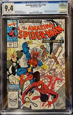 Buy Amazing Spider-Man 340  CGC 9.4 NM  White Pages • 43.68£