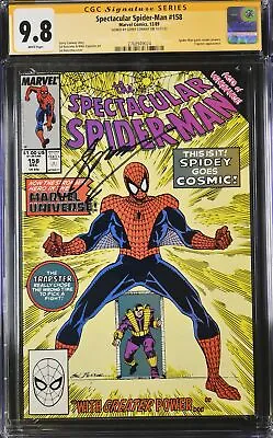 Buy * Spectacular SPIDERMAN #158 CGC 9.8 SS Conway 1st Cosmic Spidey! (2768949024) * • 318.62£