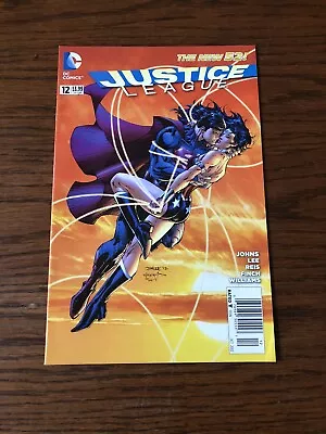 Buy Justice League #12 NEWSSTAND Jim Lee Variant The New 52 2012 Kissing Cover • 7.94£