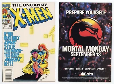 Buy Uncanny X-Men #303 (FN/VF 7.0) NEWSSTAND Death Of MAGIK Legacy Virus 1993 Marvel • 3.79£