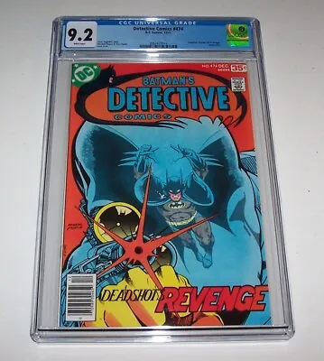Buy Detective Comics #474 - DC 1977 Bronze Age Issue - CGC NM- 9.2 - Deadshot • 130.61£