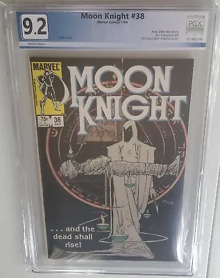 Buy Moon Knight #38, NOT CGC PGX 9.2 White Pages, Final Issue,  Marvel 1984 • 39.59£