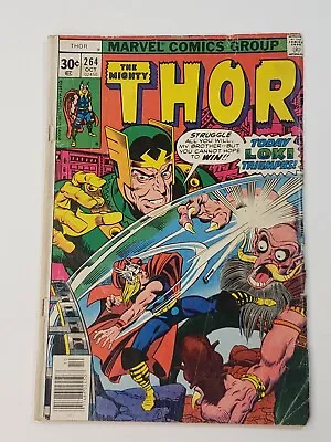 Buy The Mighty Thor 264 NEWSSTAND Loki App Walt Simonson Bronze Age 1977 • 4.74£