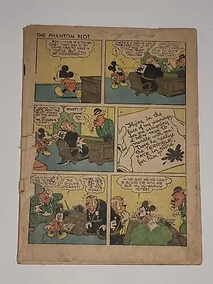 Buy Four Color 16 Coverless Incomplete 1st Mickey Mouse Comic Book! • 631.70£