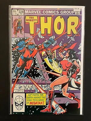 Buy The Mighty Thor 328 Higher Grade Marvel Comic Book D55-18 • 7.90£