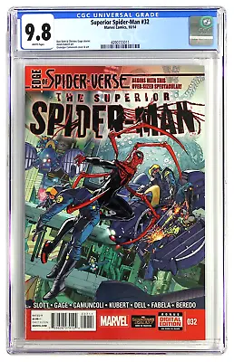 Buy Superior Spider-Man #32 Edge Spider-Verse CGC NM/MT 9.8 White Pages 4290733011 • 57.24£