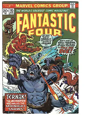 Buy Fantastic Four #145 (4/74) VG/F (5.0) Ternak! Great Bronze Age! • 5.49£