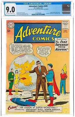 Buy Adventure Comics #309 CGC 9.0 (From The Collection Of Michael McFadden) • 148.11£