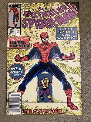 Buy SPECTACULAR SPIDER-MAN #158 (1989) 1st APPEARANCE COSMIC POWERS 🔑 Marvel Fine • 3.16£